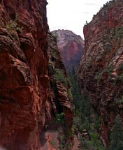 Walter Wiggles - 21 harte Spitzkehren unterhalb Angels Landing