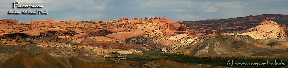 Arches Delicate Arch Panorama