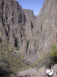 Black Canyon of the Gunnison nach der Kette