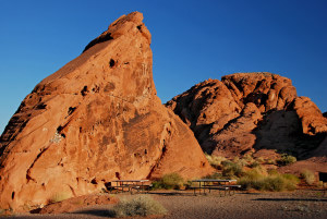 Camping ist im Valley of Fire besonders schn