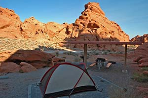 Absolut empfehlenswert: Arch Rock Campingplatz im Valley of Fire