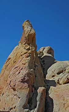 White Domes - das Ende der Scenic Road