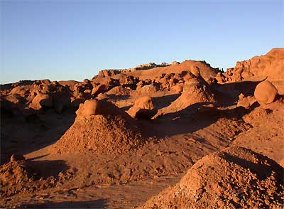 Sunset im Goblin Valley