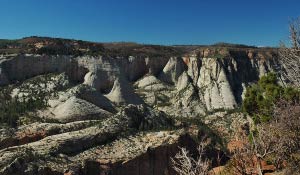 West Rim des Zion Canyons