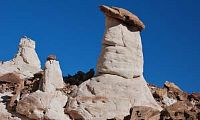 Im Bereich der weien Hoodoos