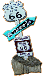 Schild Route 66